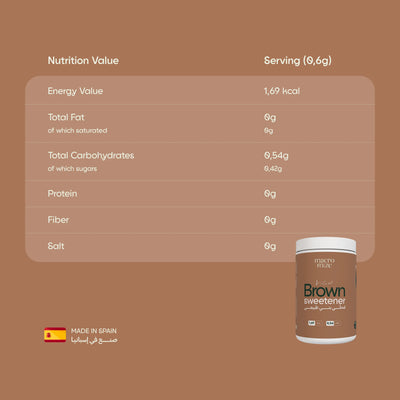 Macromize Natural Brown Sweetener – Zero-Calorie, Keto & Diabetic