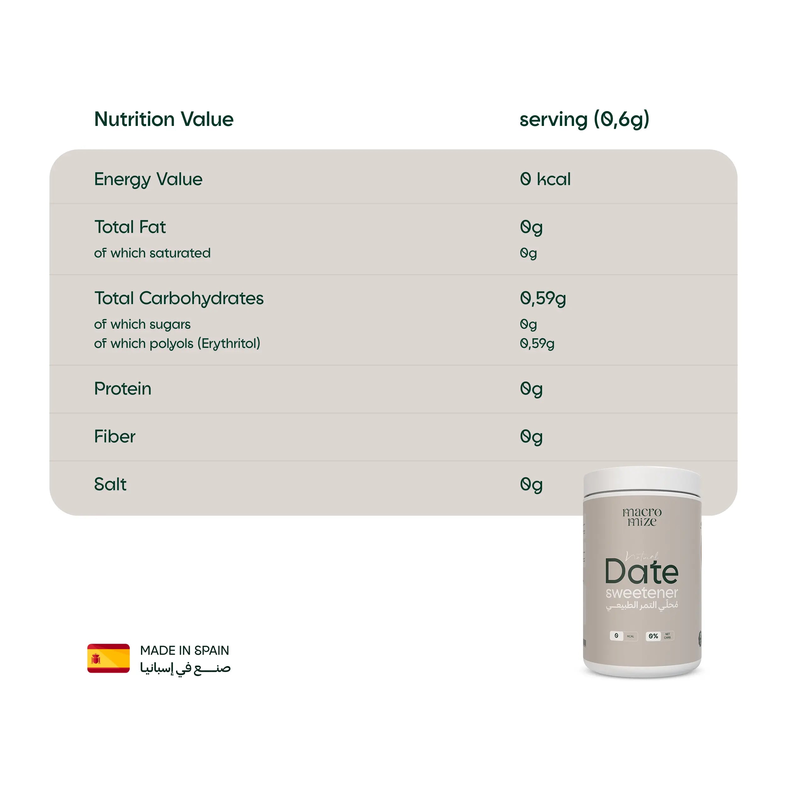 Natural Date Sweetener